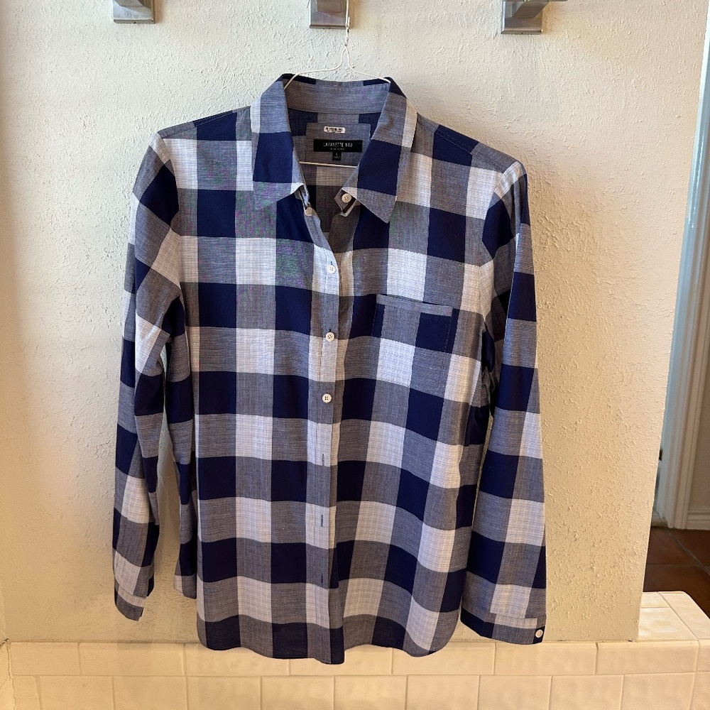 plaid blouse